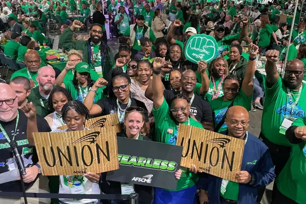 Members of the AFSCME Maryland delegation at the AFSCME IU Convention in Los Angeles