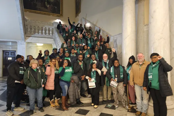 Group photo from first 2026 AFSCME Maryland Lobby Night