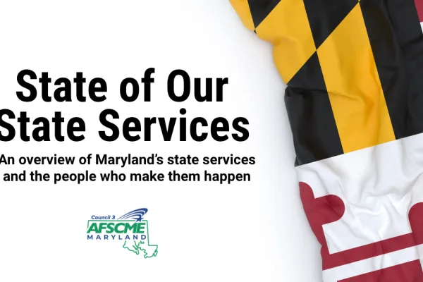 State of Our State Services Report Title Image