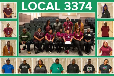 Collage of the members of AFSCME Local 3374