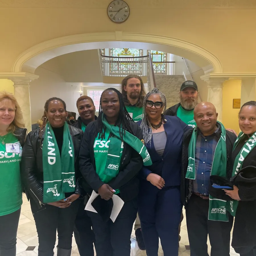 AFSCME members who work for MDH in Annapolis